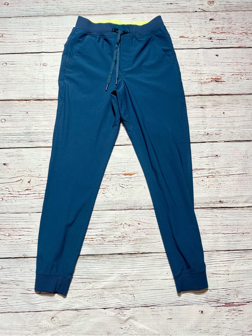 birddogs Joggers Men’s Medium Navy Blue Pants Built-In Liner Zip Pockets